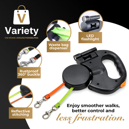 Variety™ Dual Anti-Tangle Leash