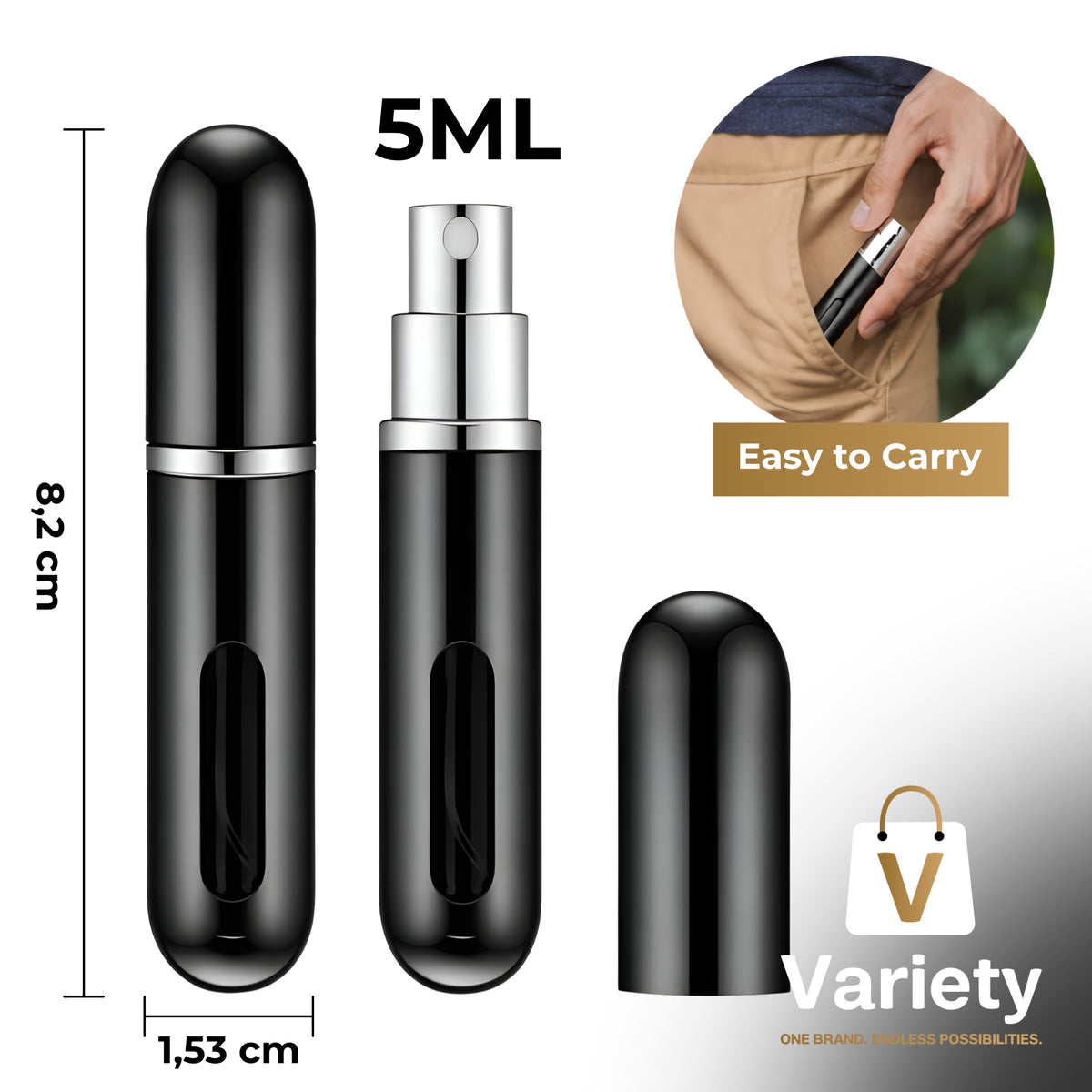 Variety™ Refillable Perfume Bottle